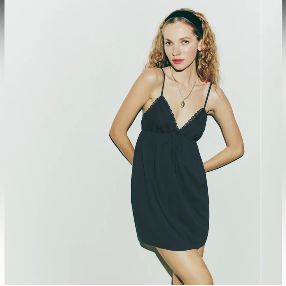 Reformation Idella Dress Black - Size S